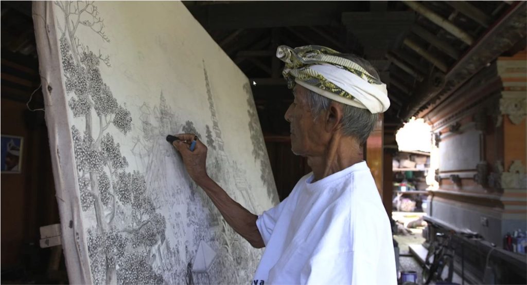 Batuan Village Painting Art