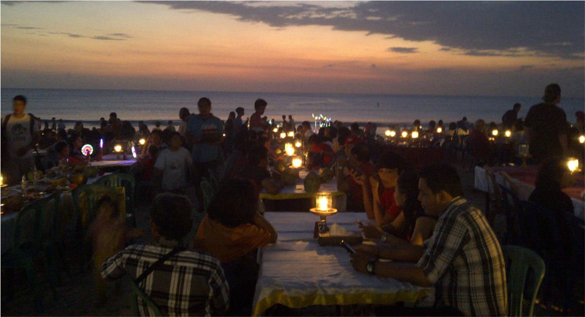 Dinner at Jimbaran