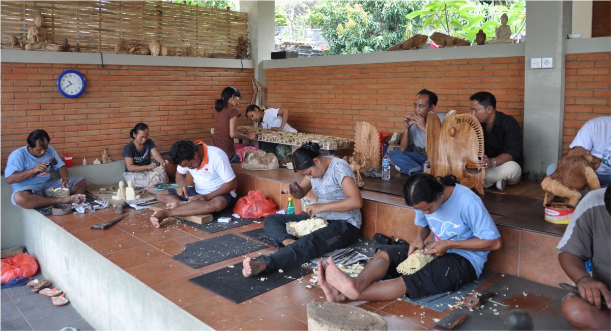 Mas Village Wood Carving Art