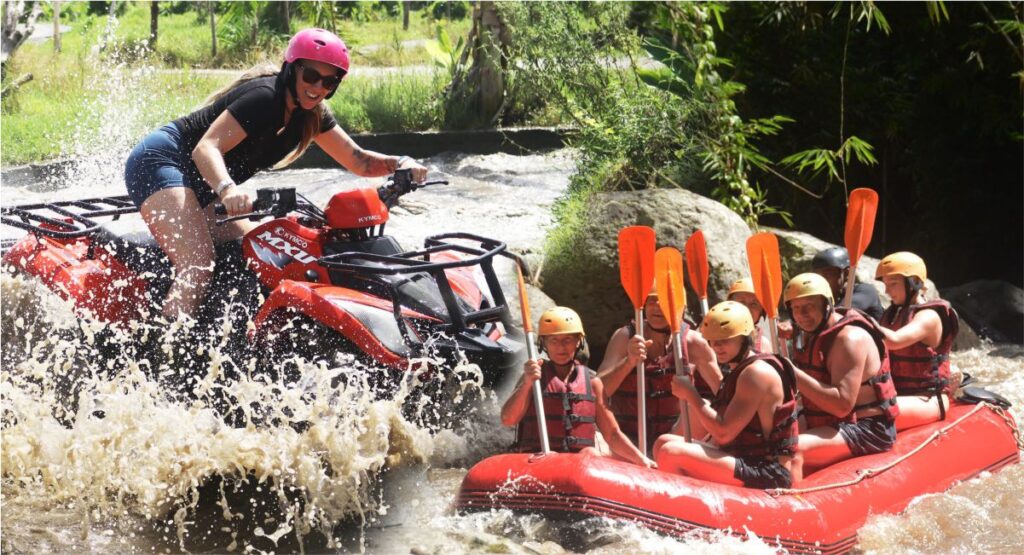 Combine ATV Ride and Rafting