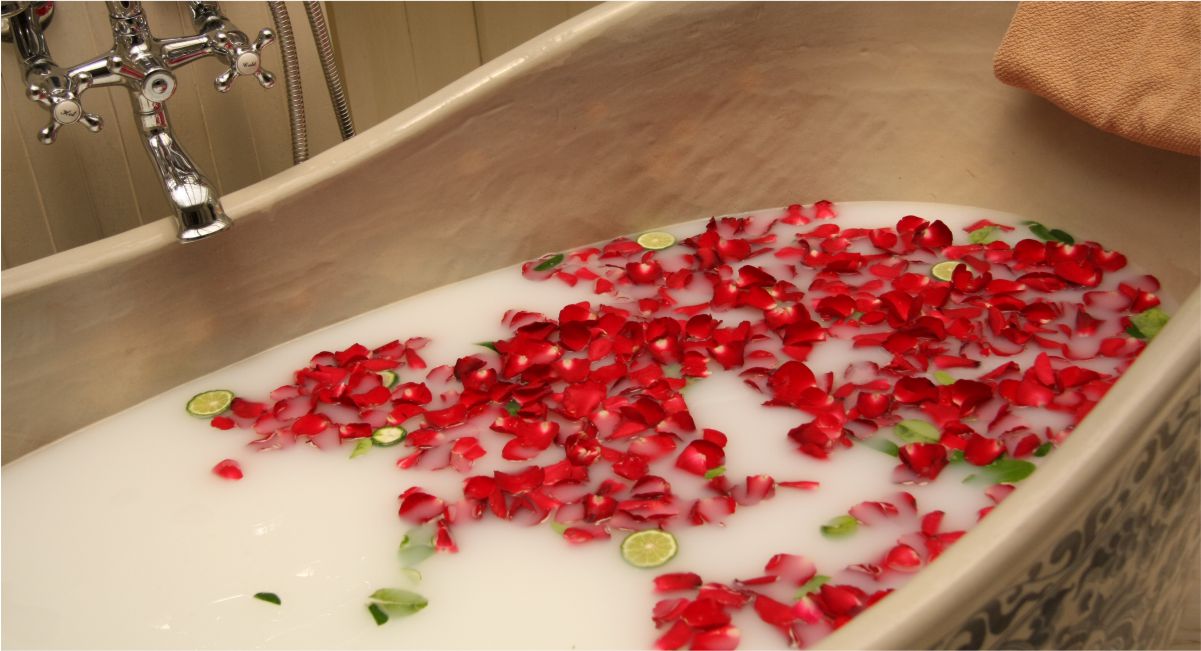 bali relaxing spa - flower bath