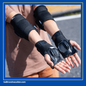 Goggles, Elbow and Knee Pads