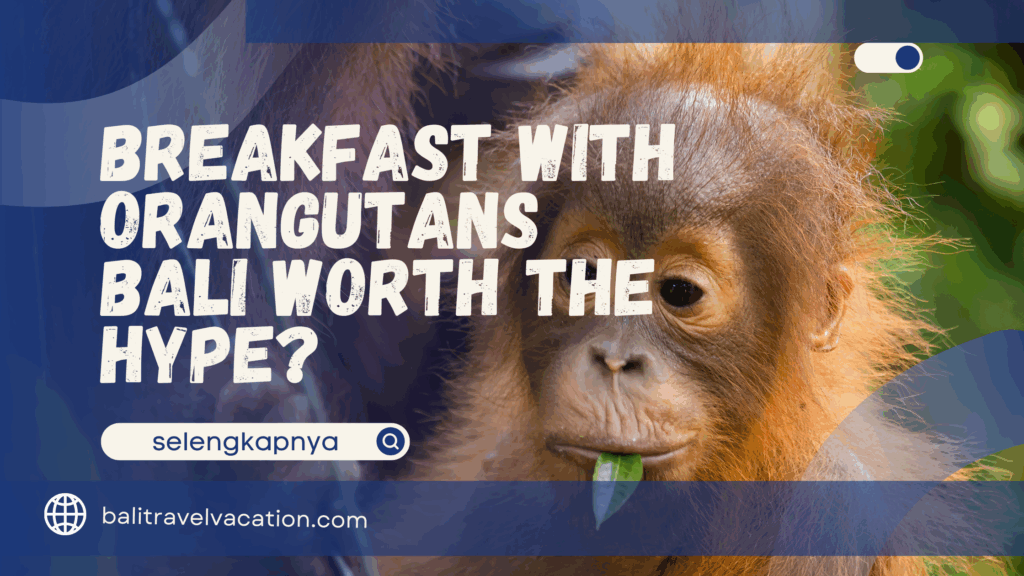 Breakfast with Orangutans Bali
