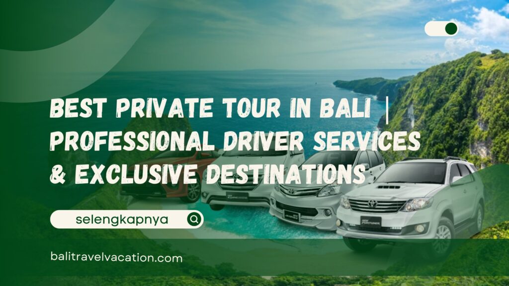 Best Private Tour in Bali Professional Driver Services & Exclusive Destinations