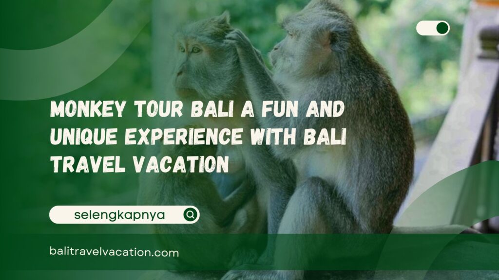 Monkey Tour Bali A Fun and Unique Experience with Bali Travel Vacation